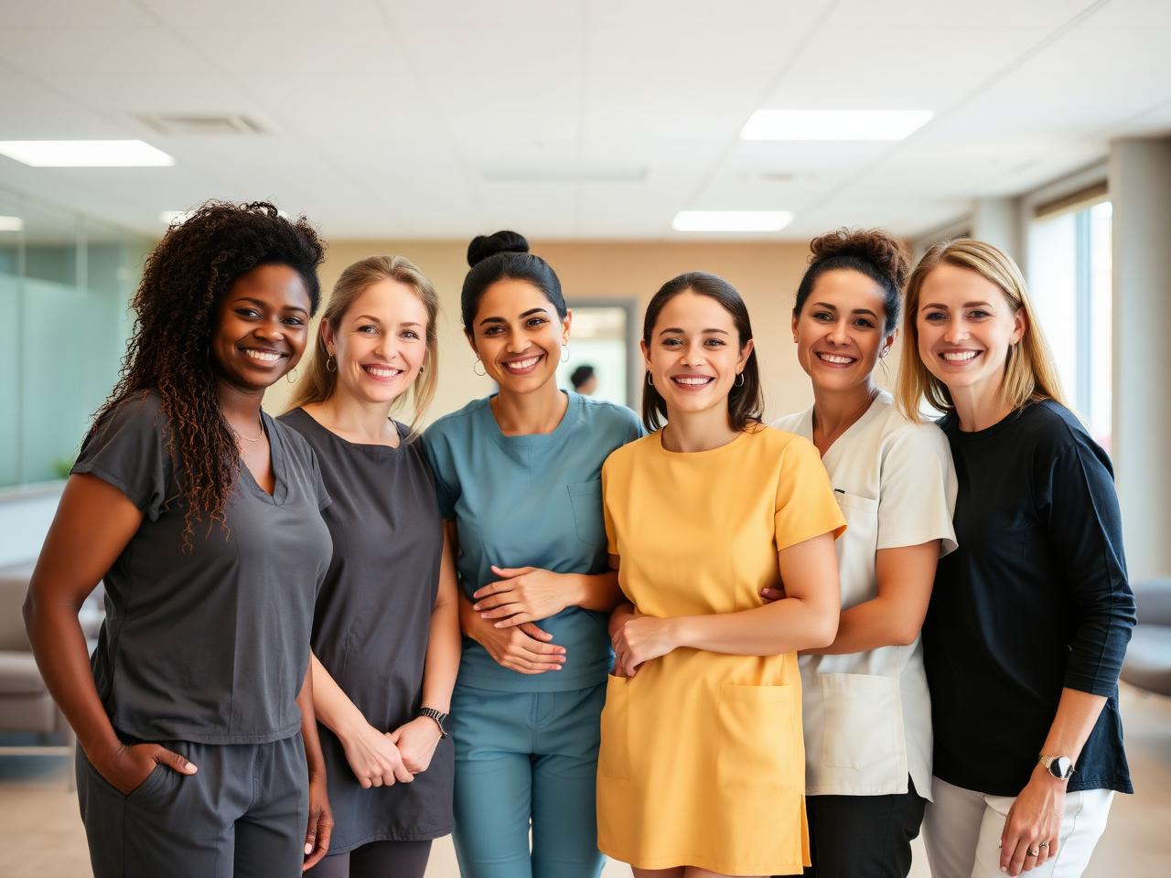 The Comfort Behavior Centre care team together in the clinic lobby